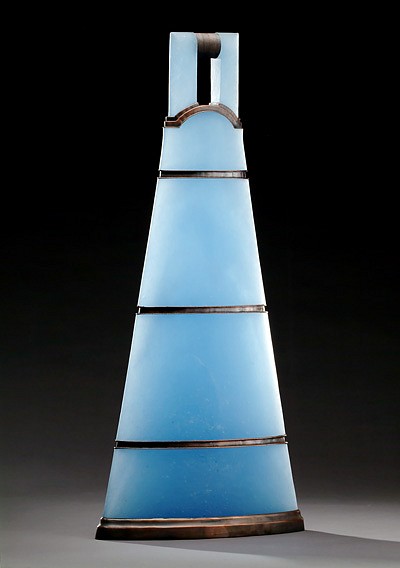 Daniel Clayman, Handled Object 14/Blue Handled Object
2008, Glass and copper