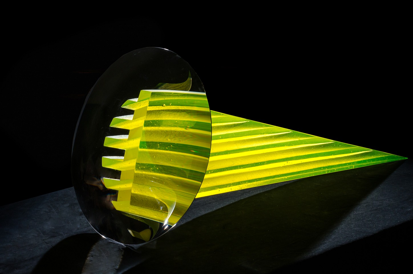 Stepan Pala, Curved Space
2014, Optical Glass