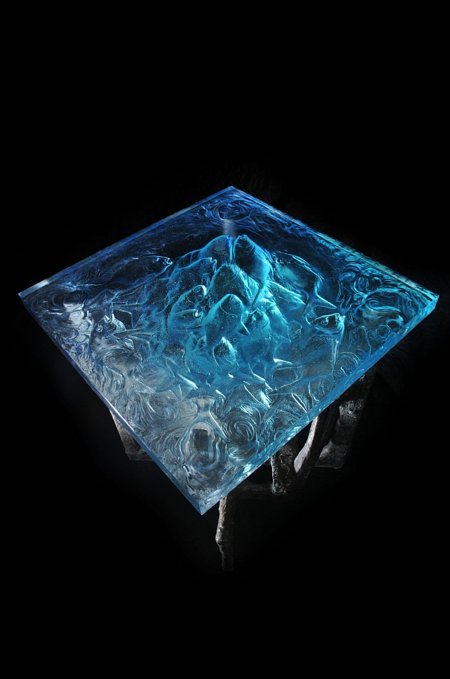 Jaromir Rybak, Table of Fish Dreams
2012, Glass and bronze