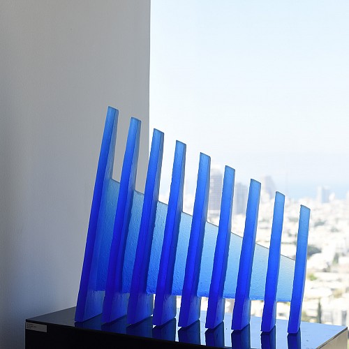 Blue Bridge, 2011, Glass,